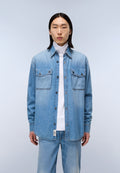 Camisa Vaquera de Manga Larga Kiene Light Blue - 4