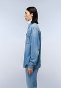 Camisa Vaquera de Manga Larga Kiene Light Blue - 5