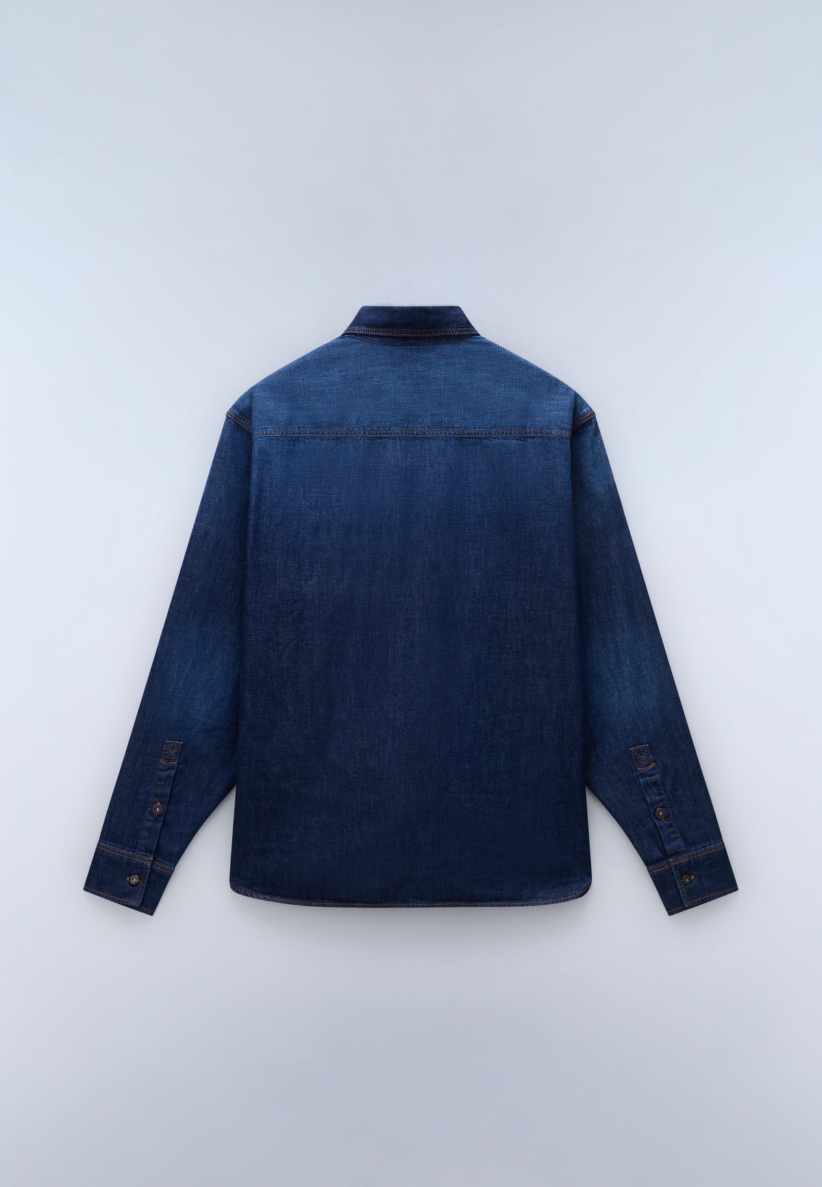 Camisa Vaquera de Manga Larga Kiene Dark Blue - 7