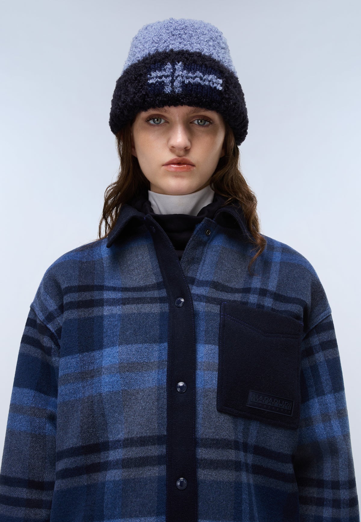 Camicia a Maniche Lunghe Laugen Blu Check - 2