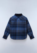 Camicia a Maniche Lunghe Laugen Blu Check - 4