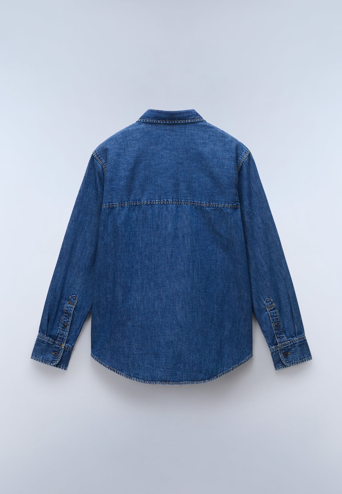 Cimonde Denim Long Sleeve Shirt Dark Blue - 6