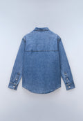 Cimonde Denim Long Sleeve Shirt Light Blue - 6
