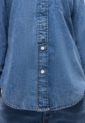 Cimonde Denim Long Sleeve Shirt Light Blue - 7