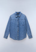 Cimonde Denim Long Sleeve Shirt Light Blue - 1