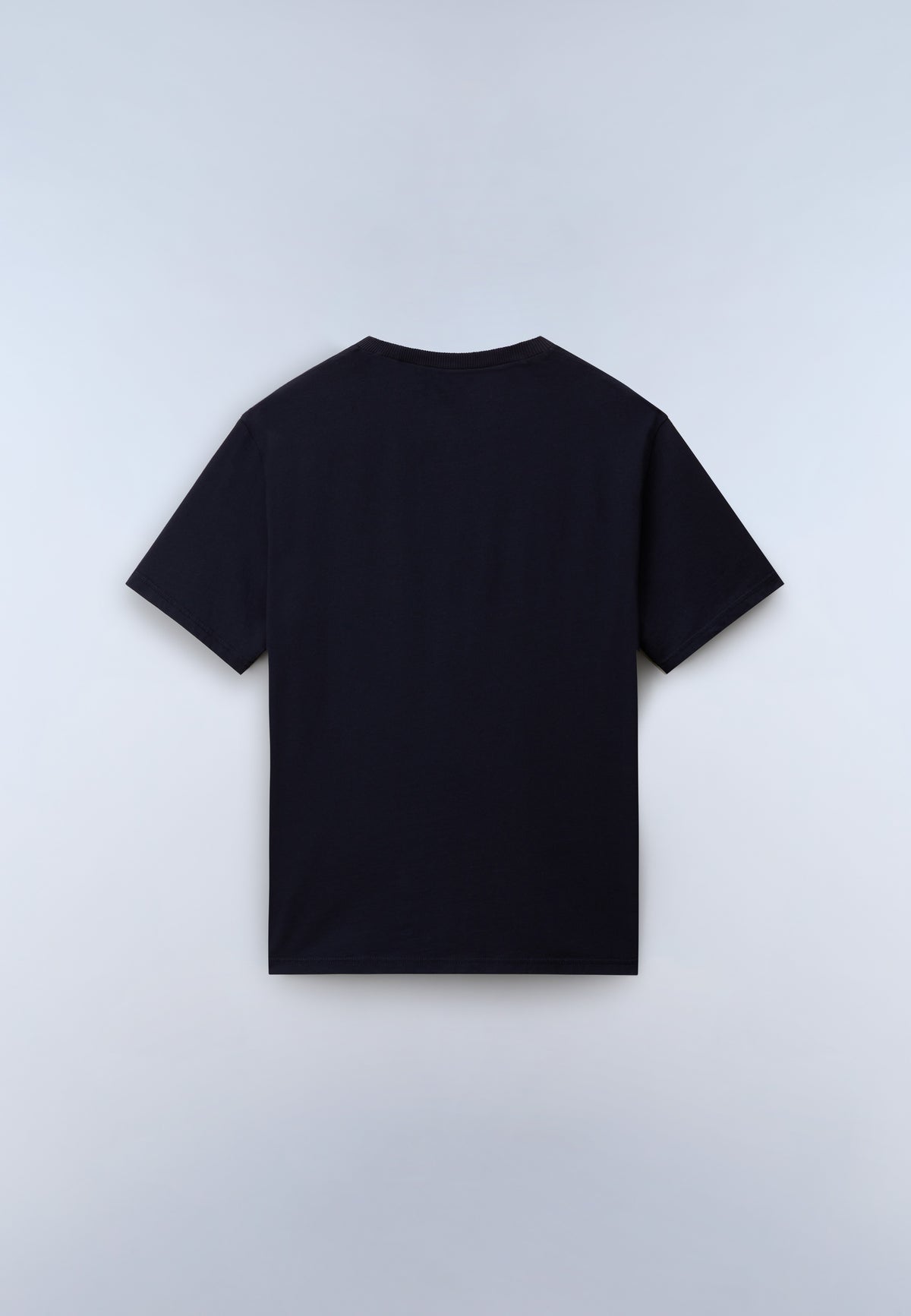 T-shirt a Maniche Corte Nedles in Jersey Blu Scuro - 5