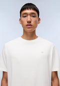 T-shirt a Maniche Corte Nedles in Jersey Bianco - 2
