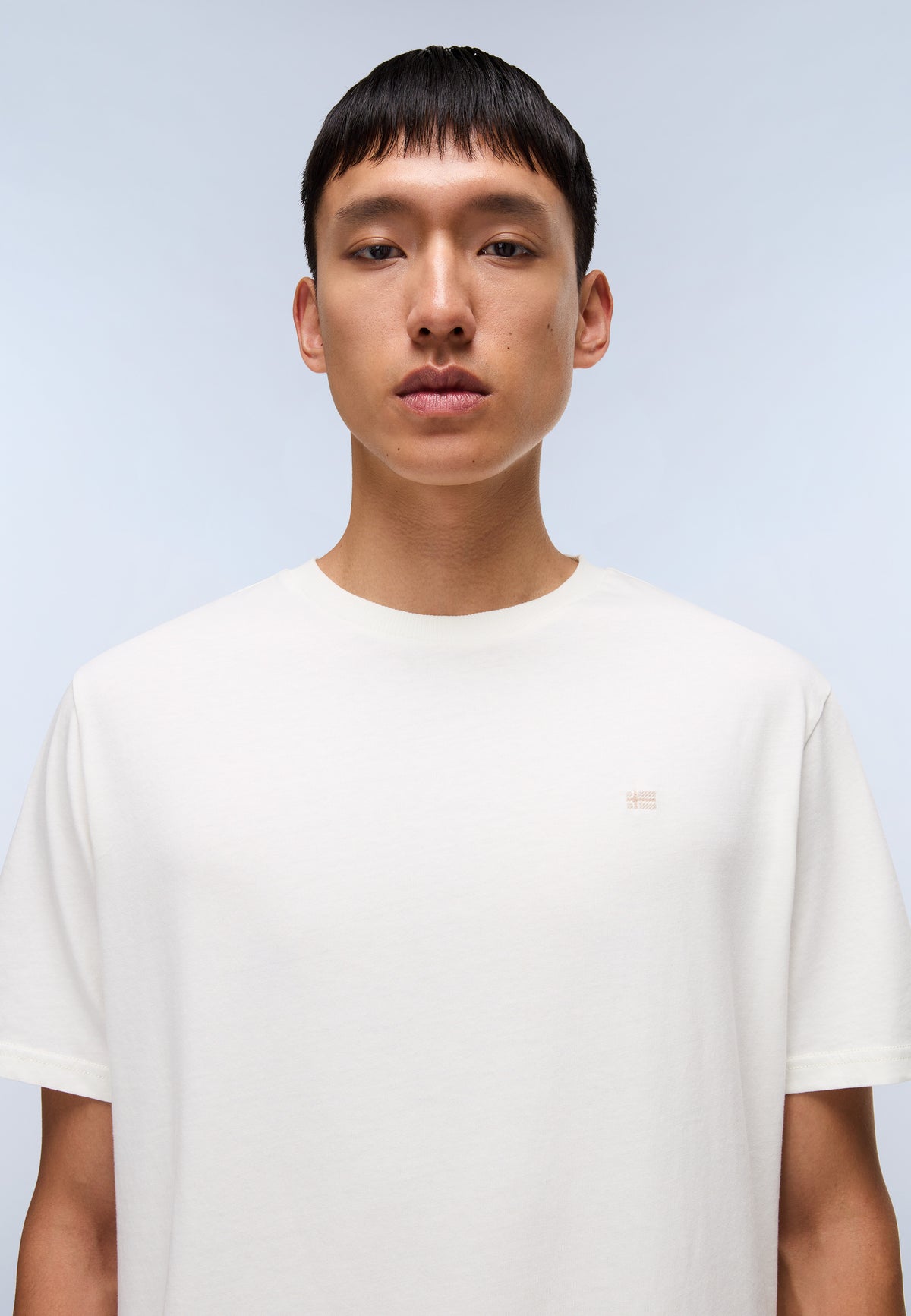 T-shirt a Maniche Corte Nedles in Jersey Bianco - 2