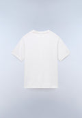 T-shirt a Maniche Corte Nedles in Jersey Bianco - 5