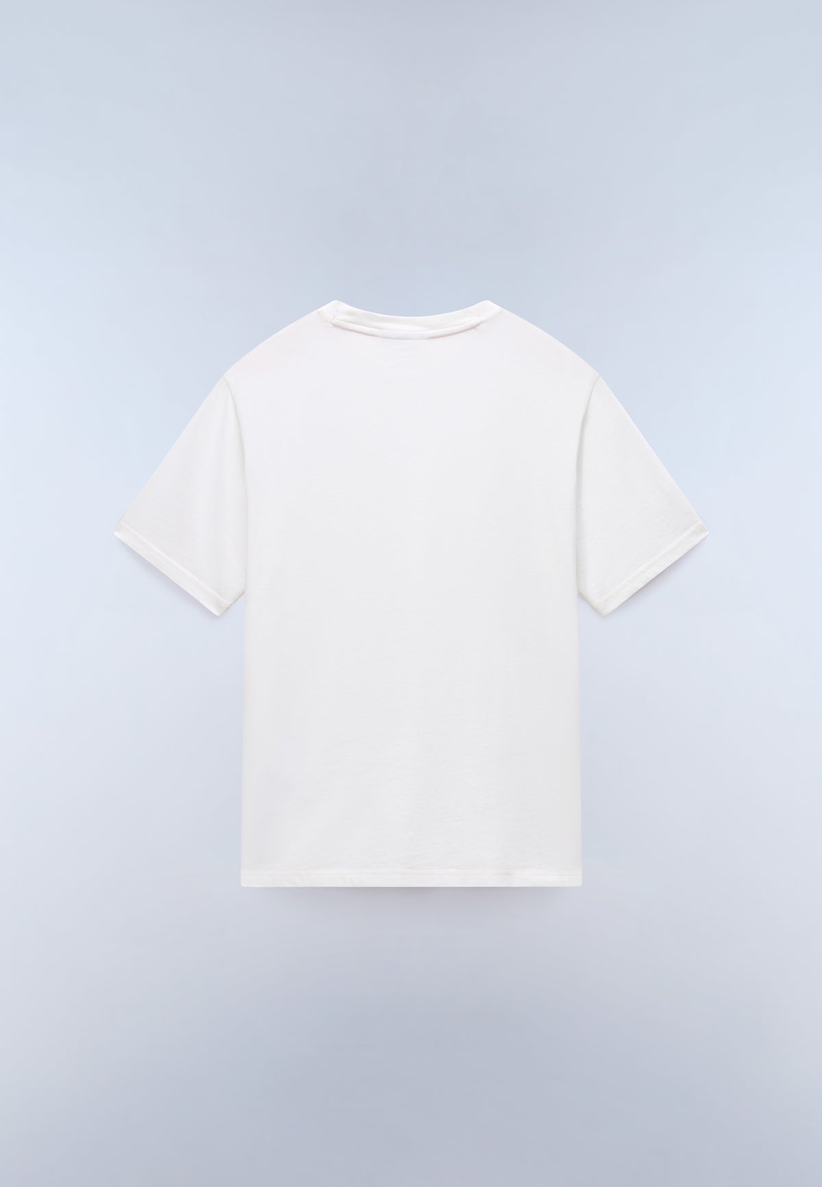 T-shirt a Maniche Corte Nedles in Jersey Bianco - 5