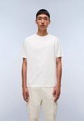 T-shirt a Maniche Corte Nedles in Jersey Bianco - 3