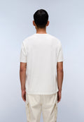T-shirt a Maniche Corte Nedles in Jersey Bianco - 4