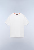 T-shirt a Maniche Corte Nedles in Jersey Bianco - 1