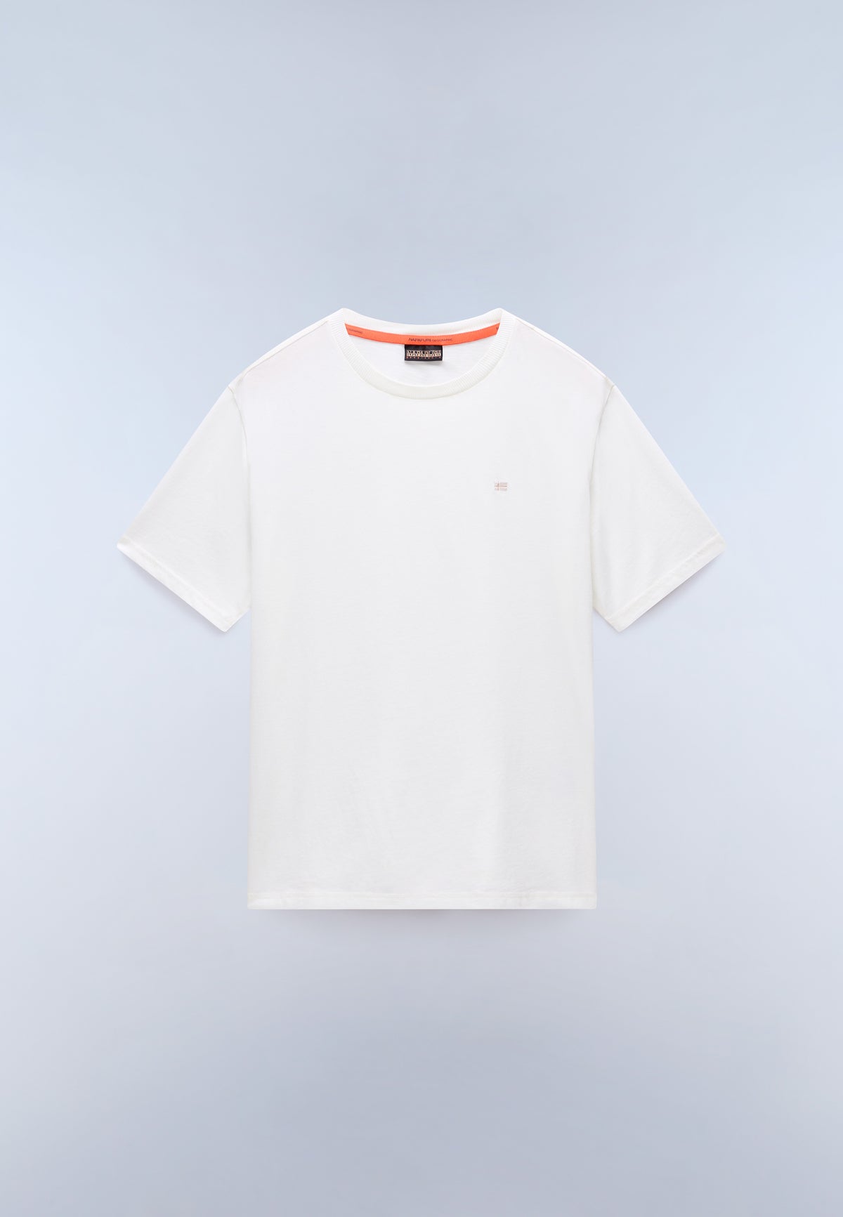 T-shirt a Maniche Corte Nedles in Jersey Bianco - 1