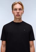 T-shirt a Maniche Corte Nedles in Jersey Nero - 2