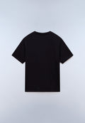 T-shirt a Maniche Corte Nedles in Jersey Nero - 5