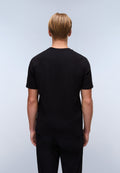 T-shirt a Maniche Corte Nedles in Jersey Nero - 4