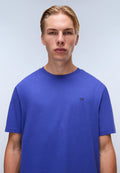 T-shirt a Maniche Corte Nedles in Jersey Blu Royal - 2