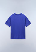 T-shirt a Maniche Corte Nedles in Jersey Blu Royal - 5