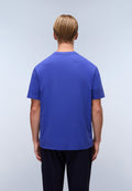 T-shirt a Maniche Corte Nedles in Jersey Blu Royal - 4