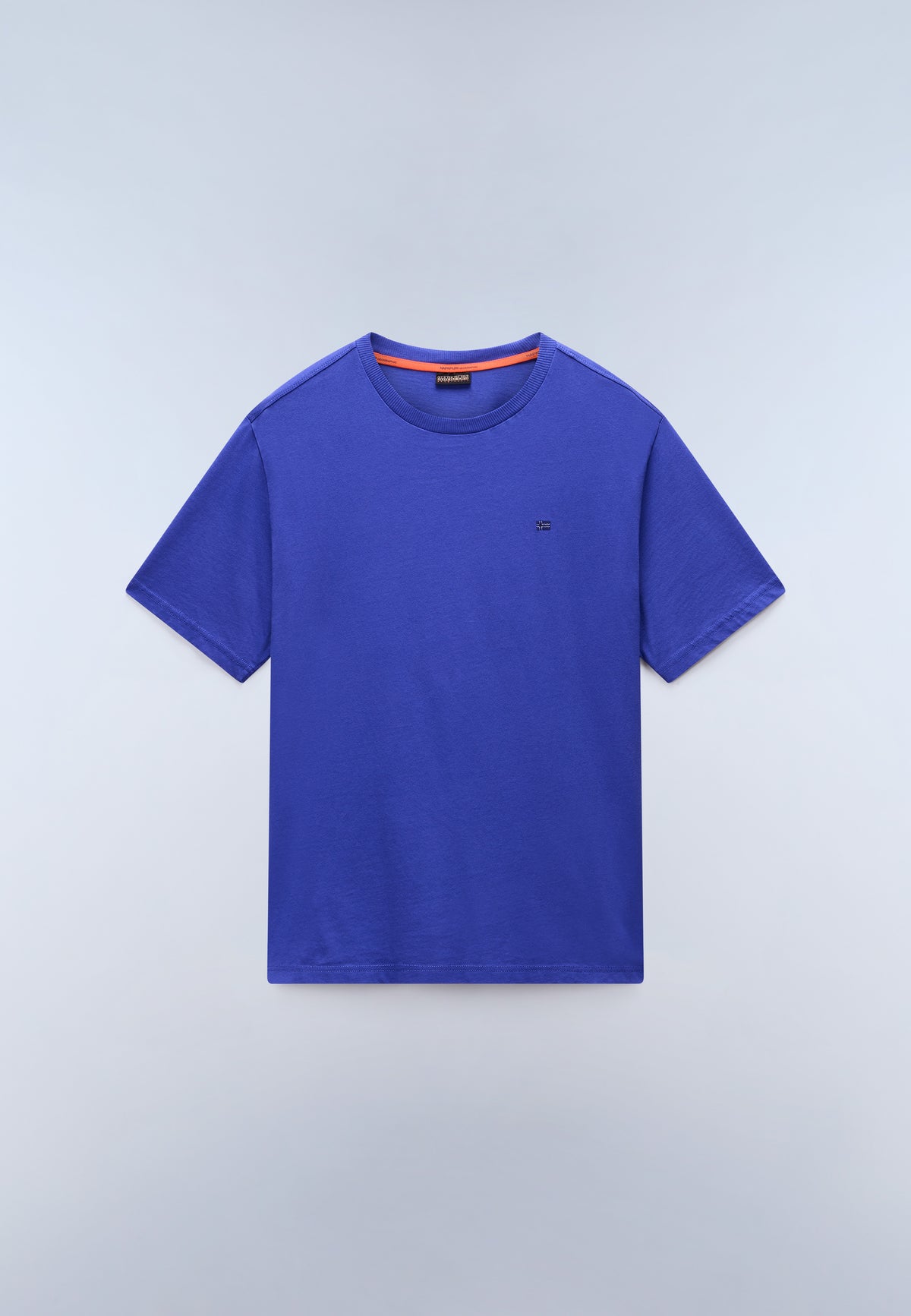 T-shirt a Maniche Corte Nedles in Jersey Blu Royal - 1