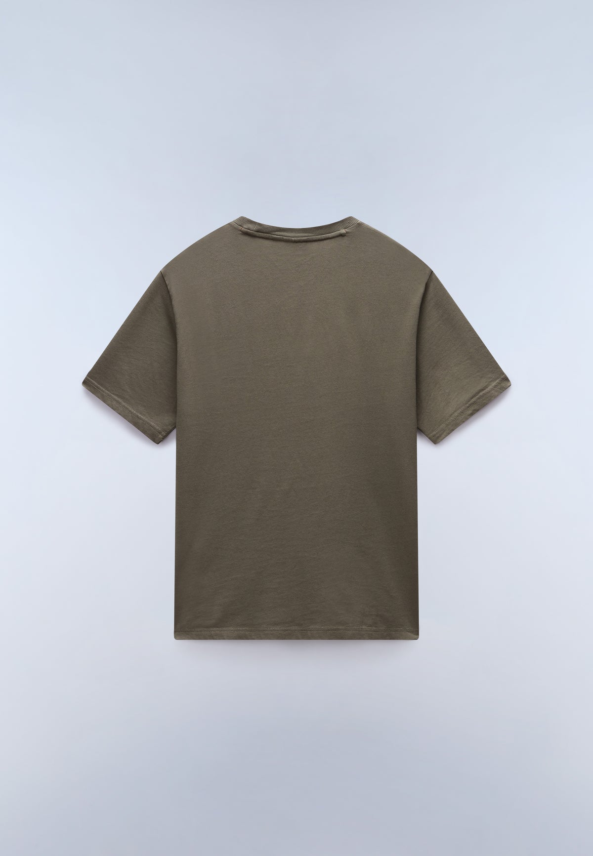 T-shirt a Maniche Corte Nedles in Jersey Verde Tea Leaf - 5