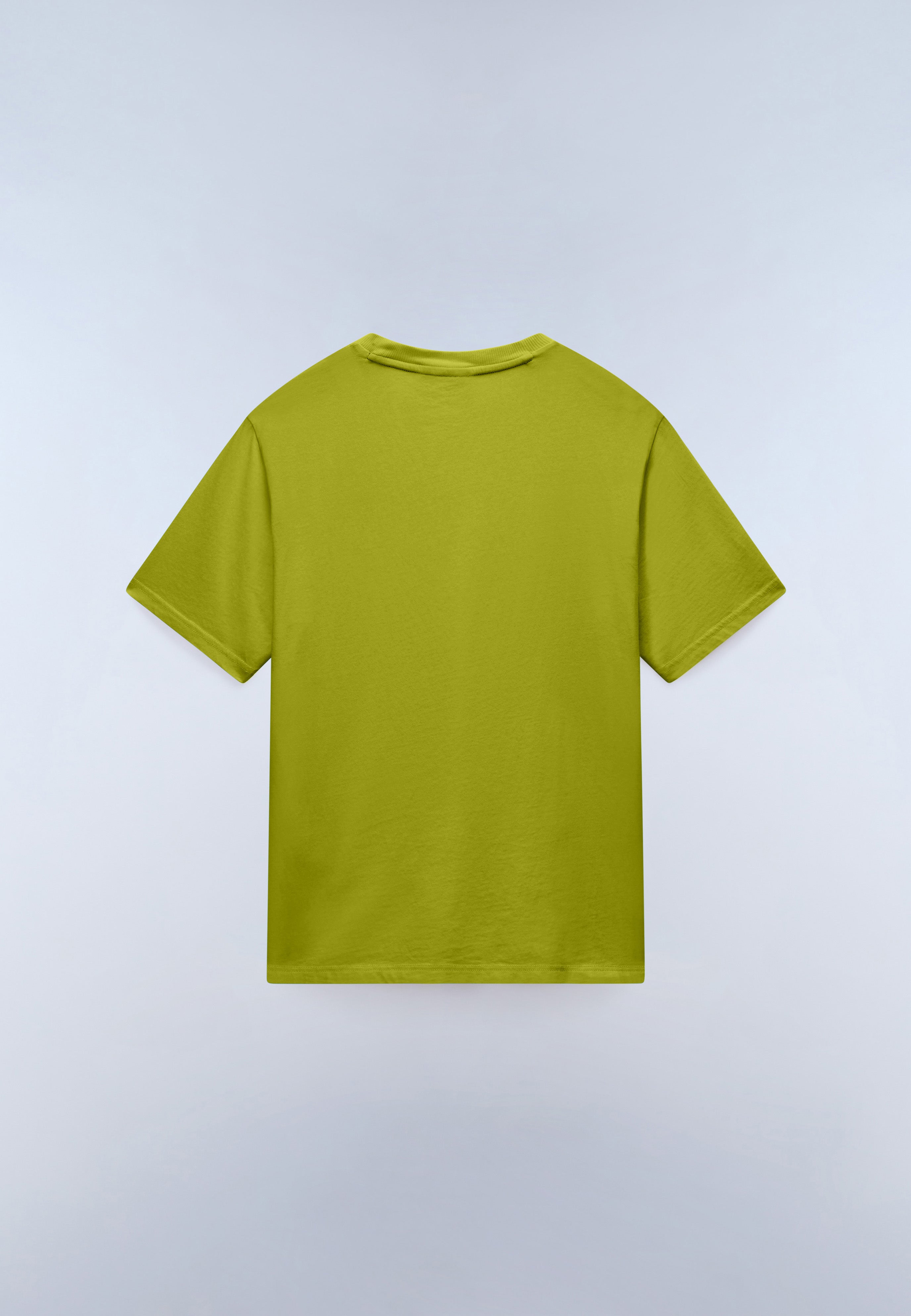 Napapijri Nedles Jersey Short Sleeve T-Shirt Men Green Golden