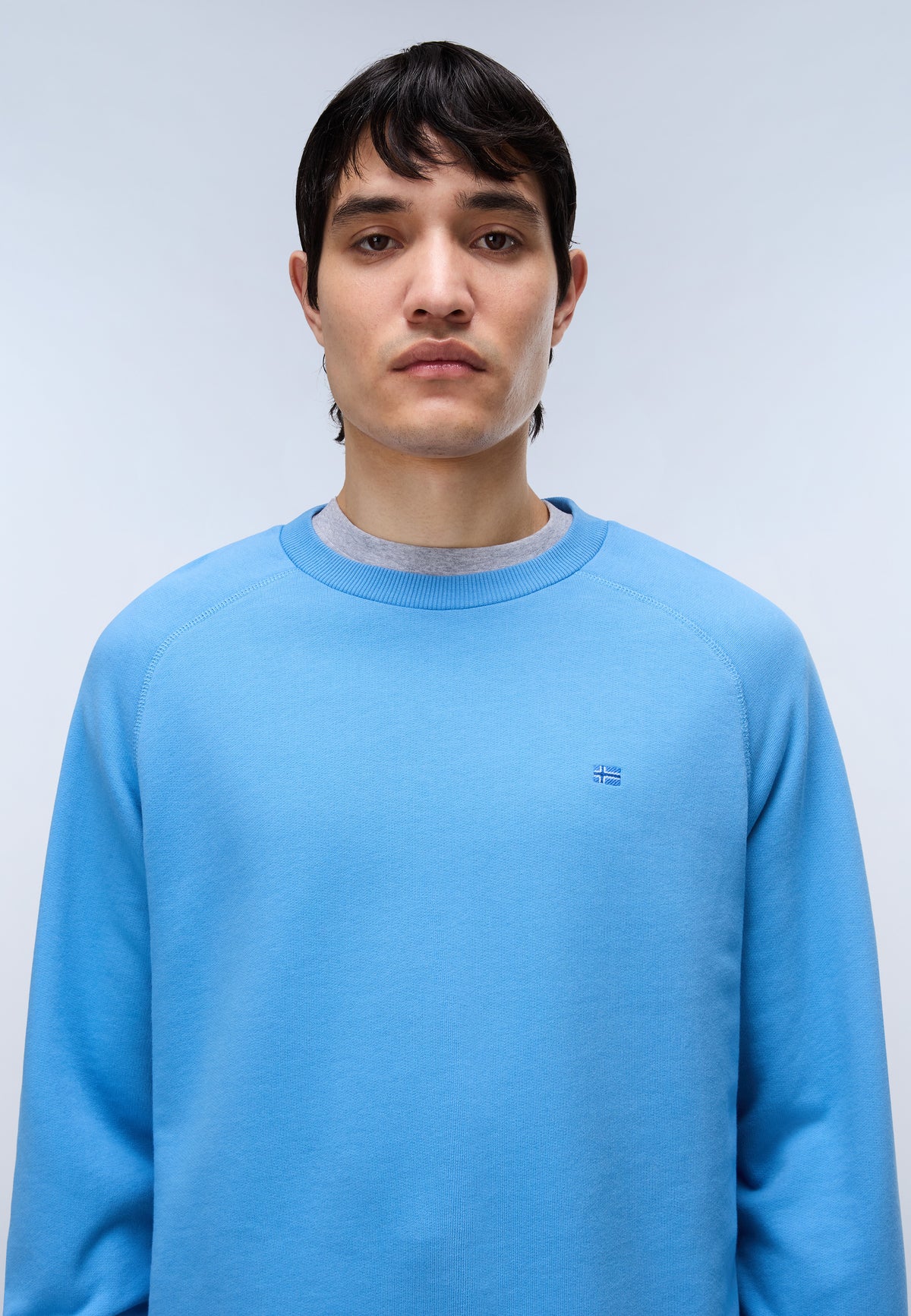Nedles French Terry Sweatshirt Light Blue - 2