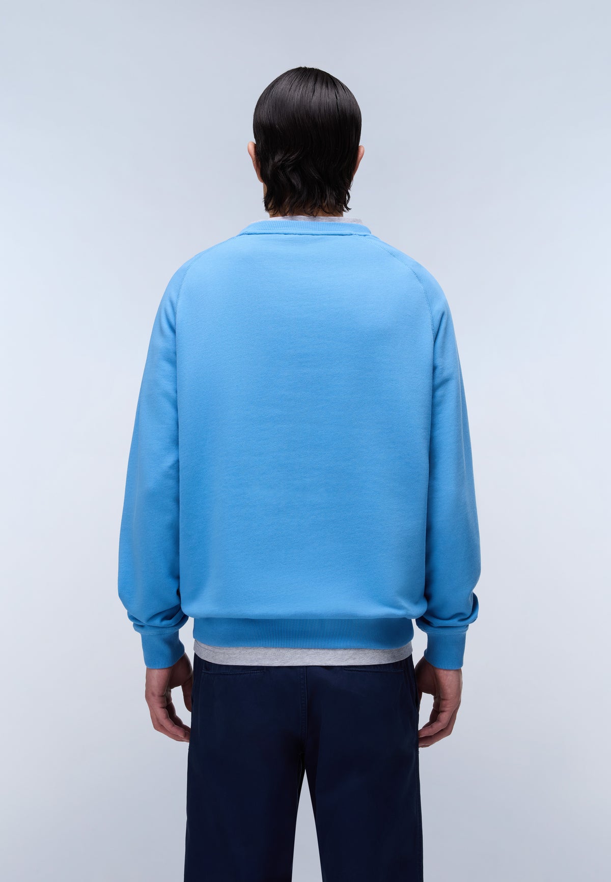 Nedles French Terry Sweatshirt Light Blue - 4