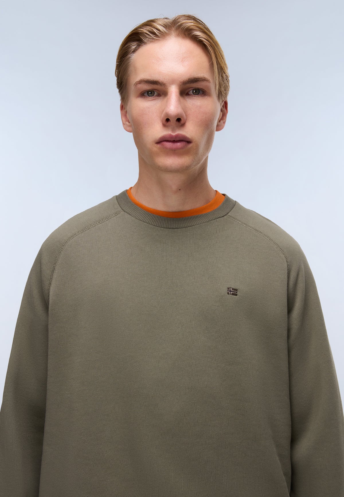 Nedles French Terry Sweatshirt Green Tea Leaf - 2