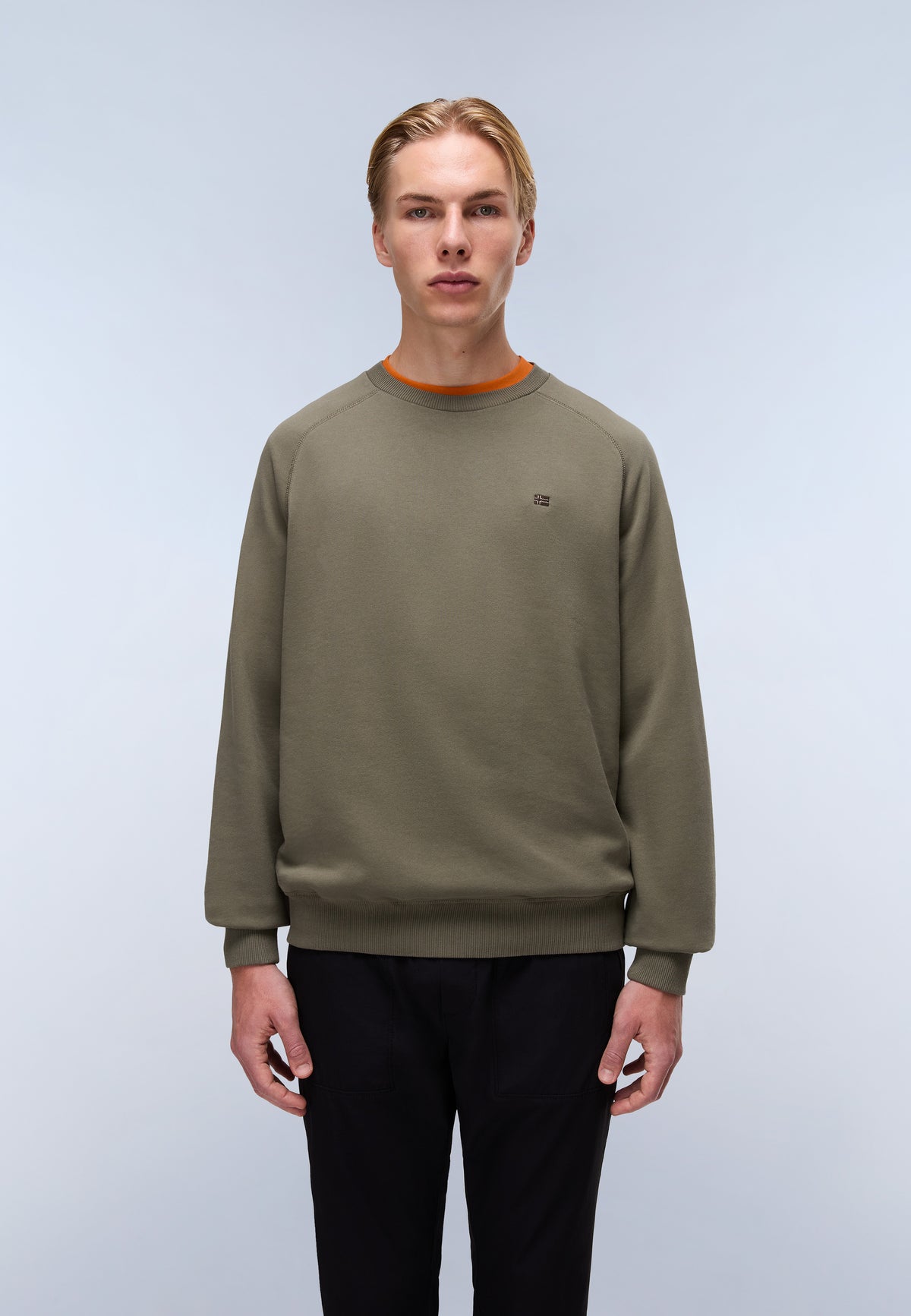 Nedles French Terry Sweatshirt Green Tea Leaf - 3