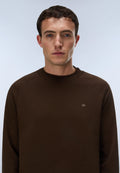 Nedles French Terry Sweatshirt Dark Brown - 2