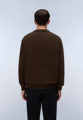 Nedles French Terry Sweatshirt Dark Brown - 4