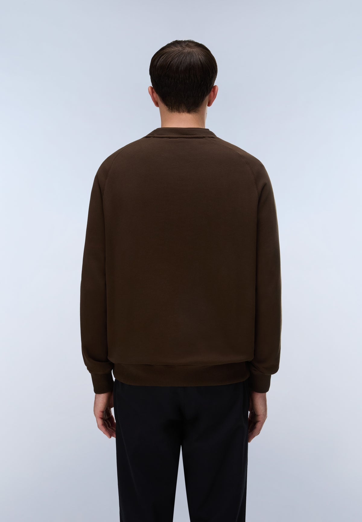 Nedles French Terry Sweatshirt Dark Brown - 4