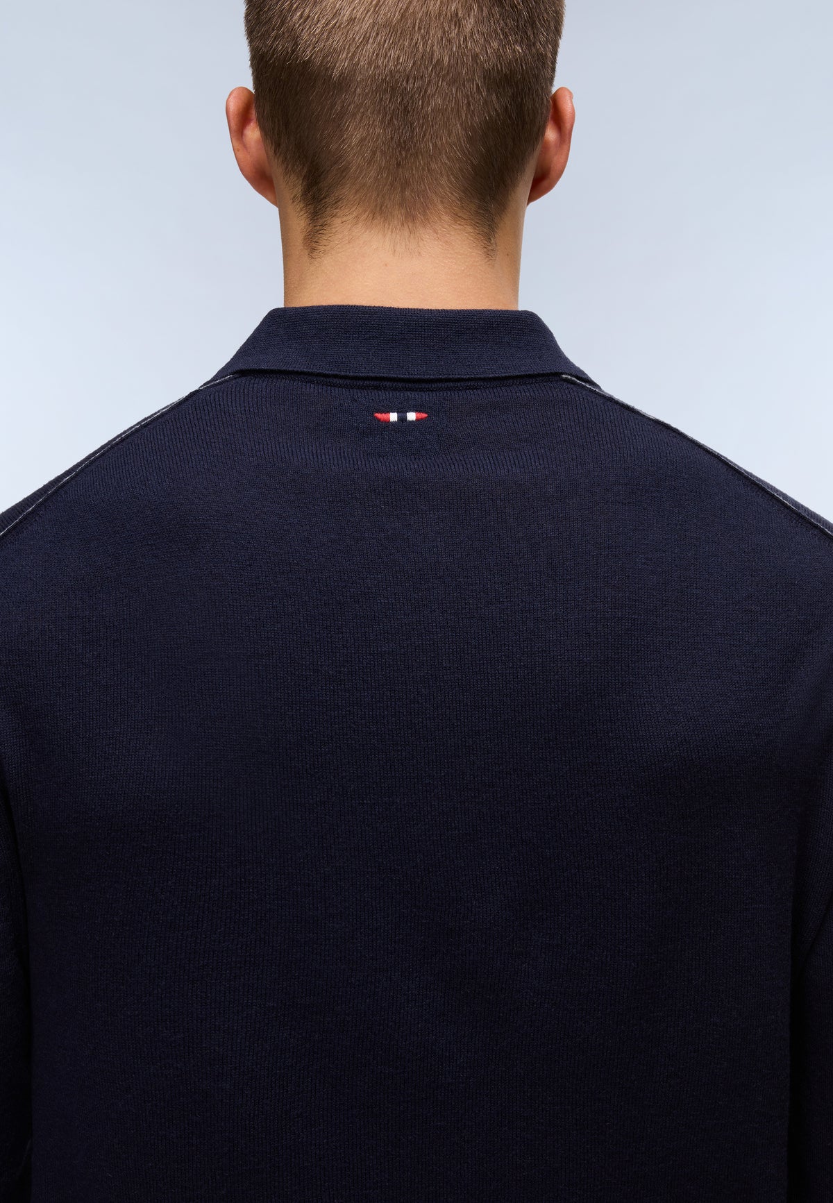 Pull à Col Polo Damavand Dark Blue - 6