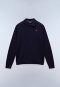 Pull à Col Polo Damavand Dark Blue - 1