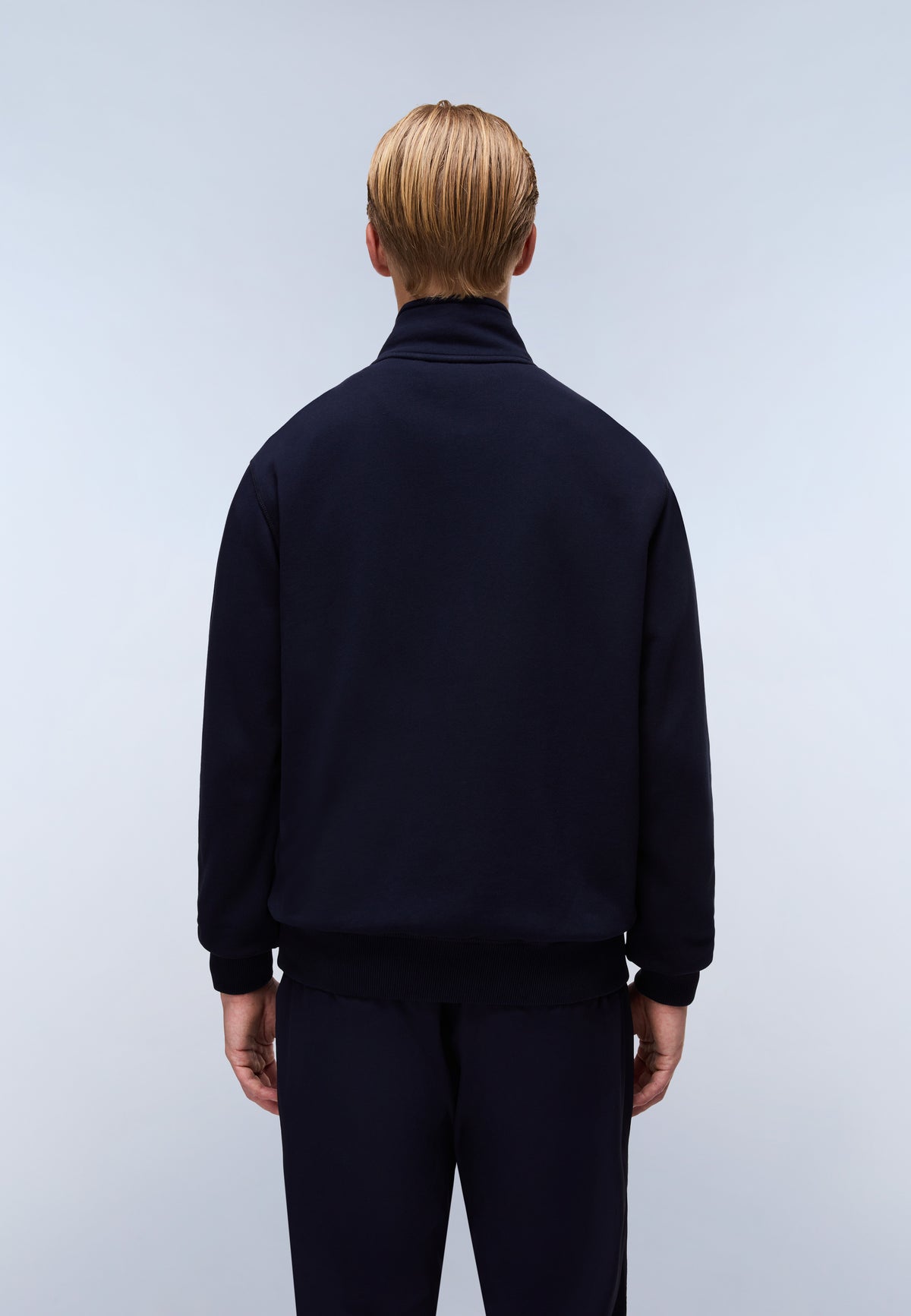 Nedles French Terry Full-Zip Sweatshirt Dark Blue - 5