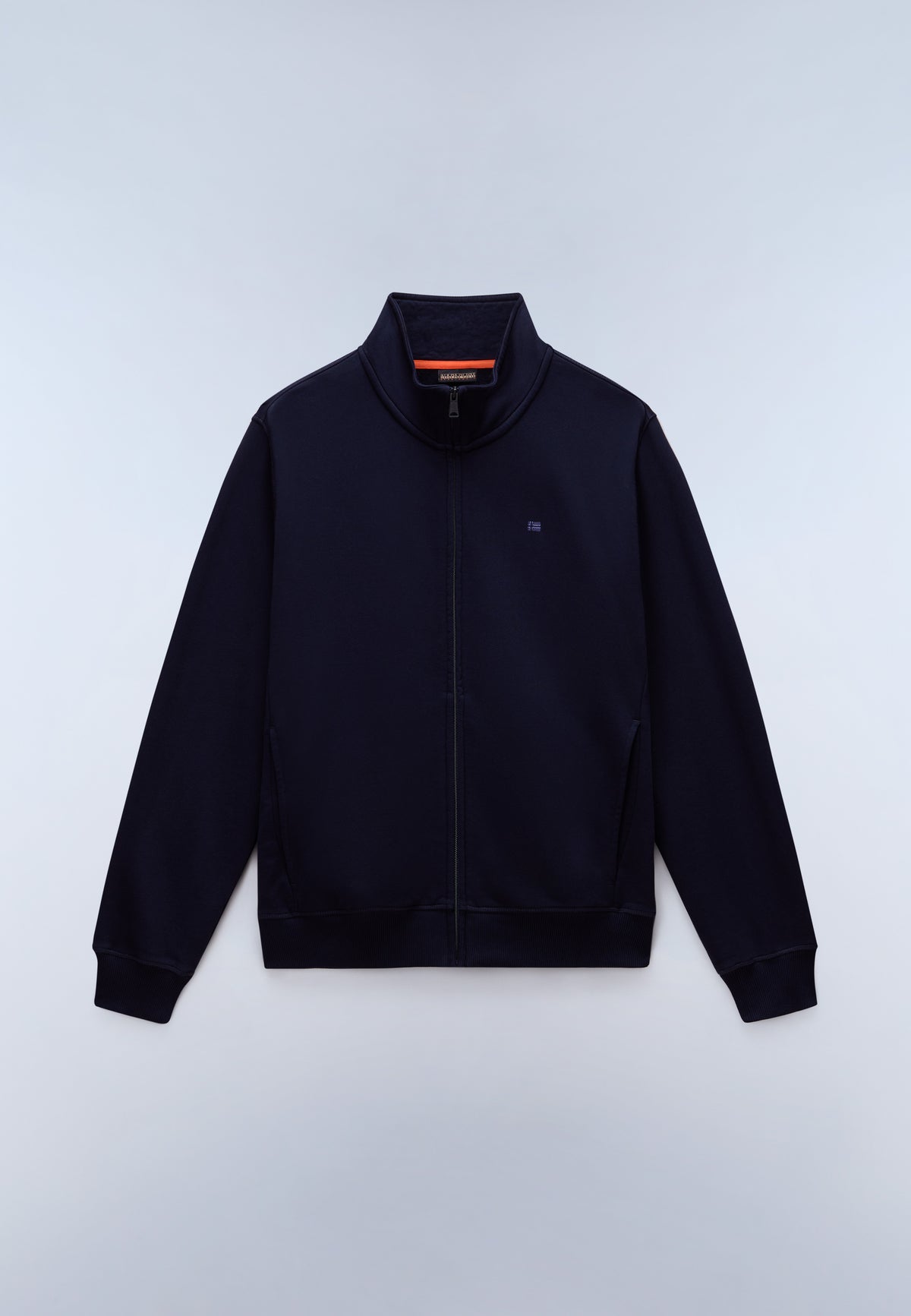 Nedles French Terry Full-Zip Sweatshirt Dark Blue - 1