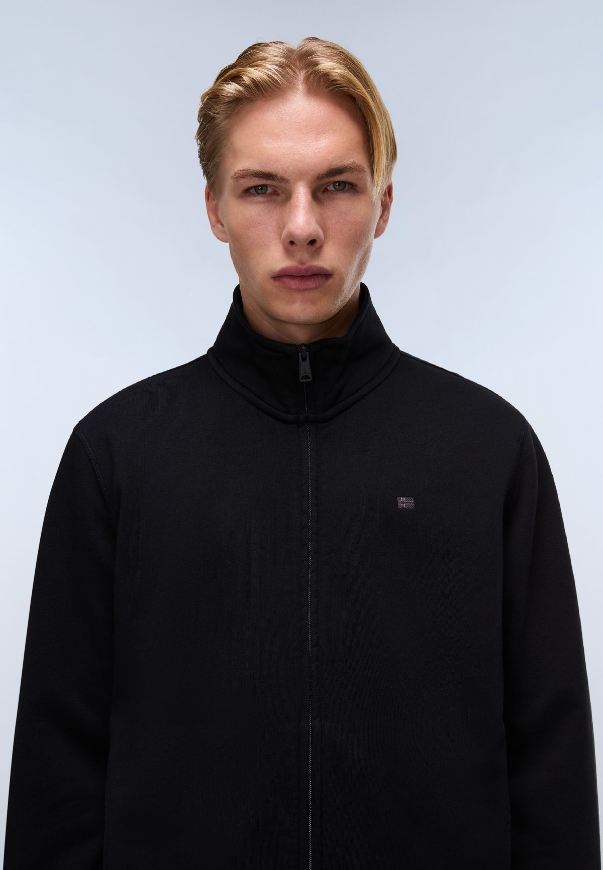 Nedles French Terry Full-Zip Sweatshirt Black - 2