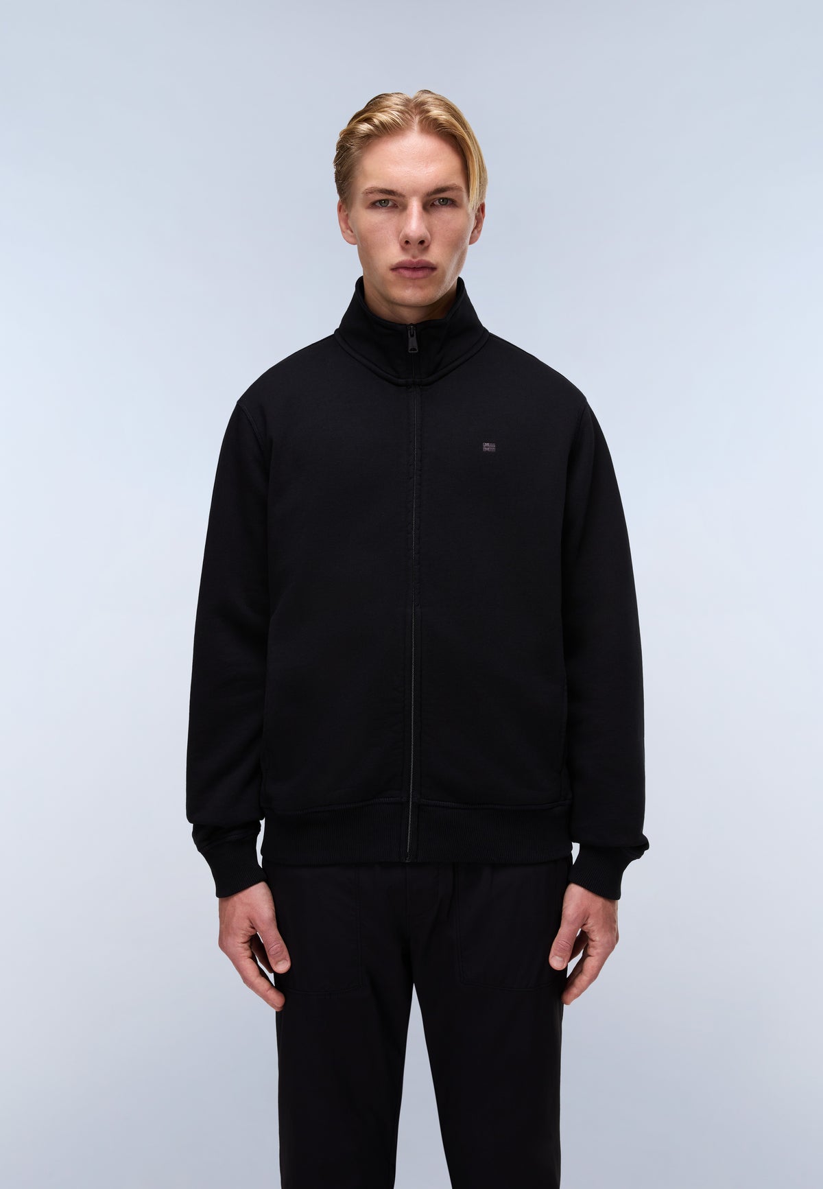 Nedles French Terry Full-Zip Sweatshirt Black - 3