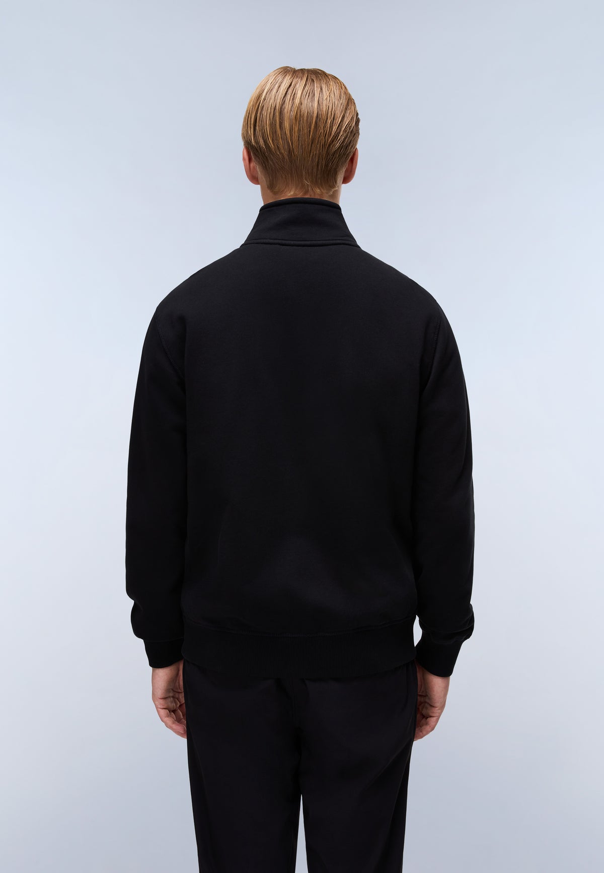 Nedles French Terry Full-Zip Sweatshirt Black - 5