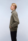 Nedles French Terry Full-Zip Sweatshirt Green Tea Leaf - 4