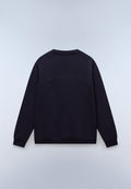 Badge French Terry Sweatshirt Dark Blue - 5