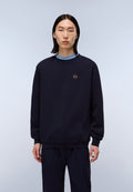 Badge French Terry Sweatshirt Dark Blue - 3