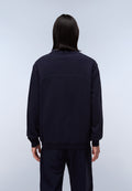 Badge French Terry Sweatshirt Dark Blue - 4