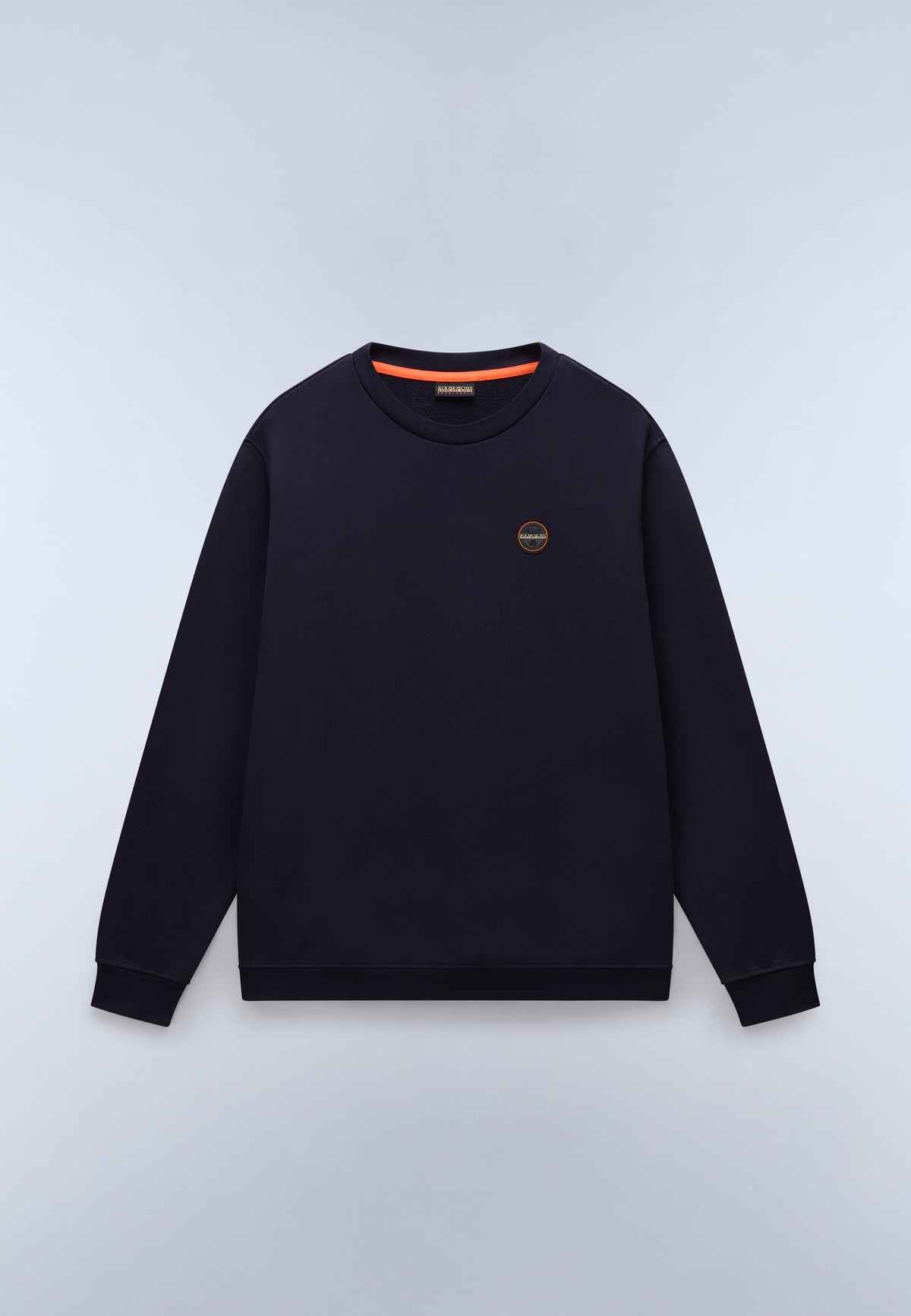 Badge French Terry Sweatshirt Dark Blue - 1