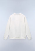 Badge French Terry Sweatshirt White - 5