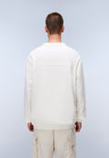 Badge French Terry Sweatshirt White - 4