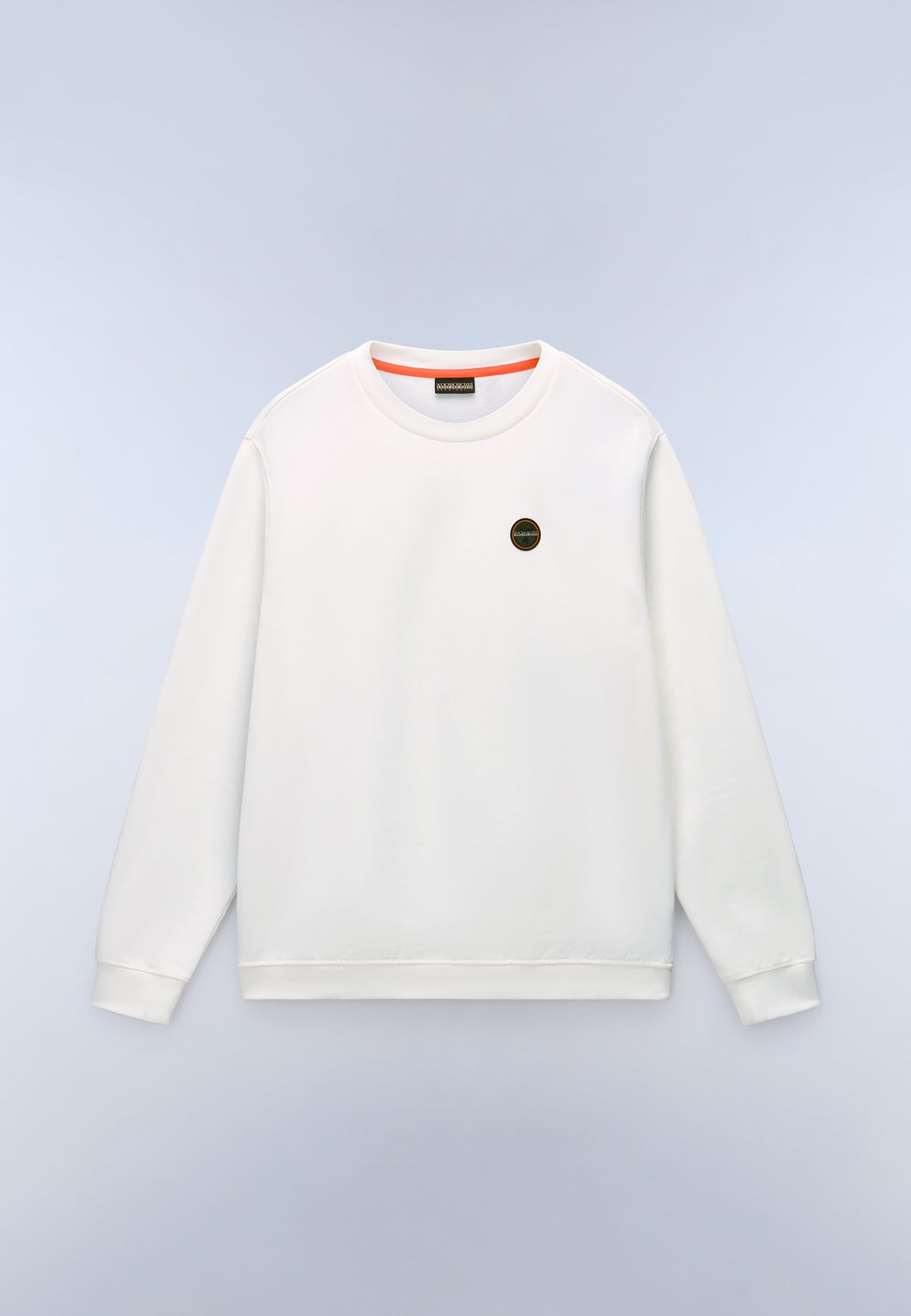 Badge French Terry Sweatshirt White - 1