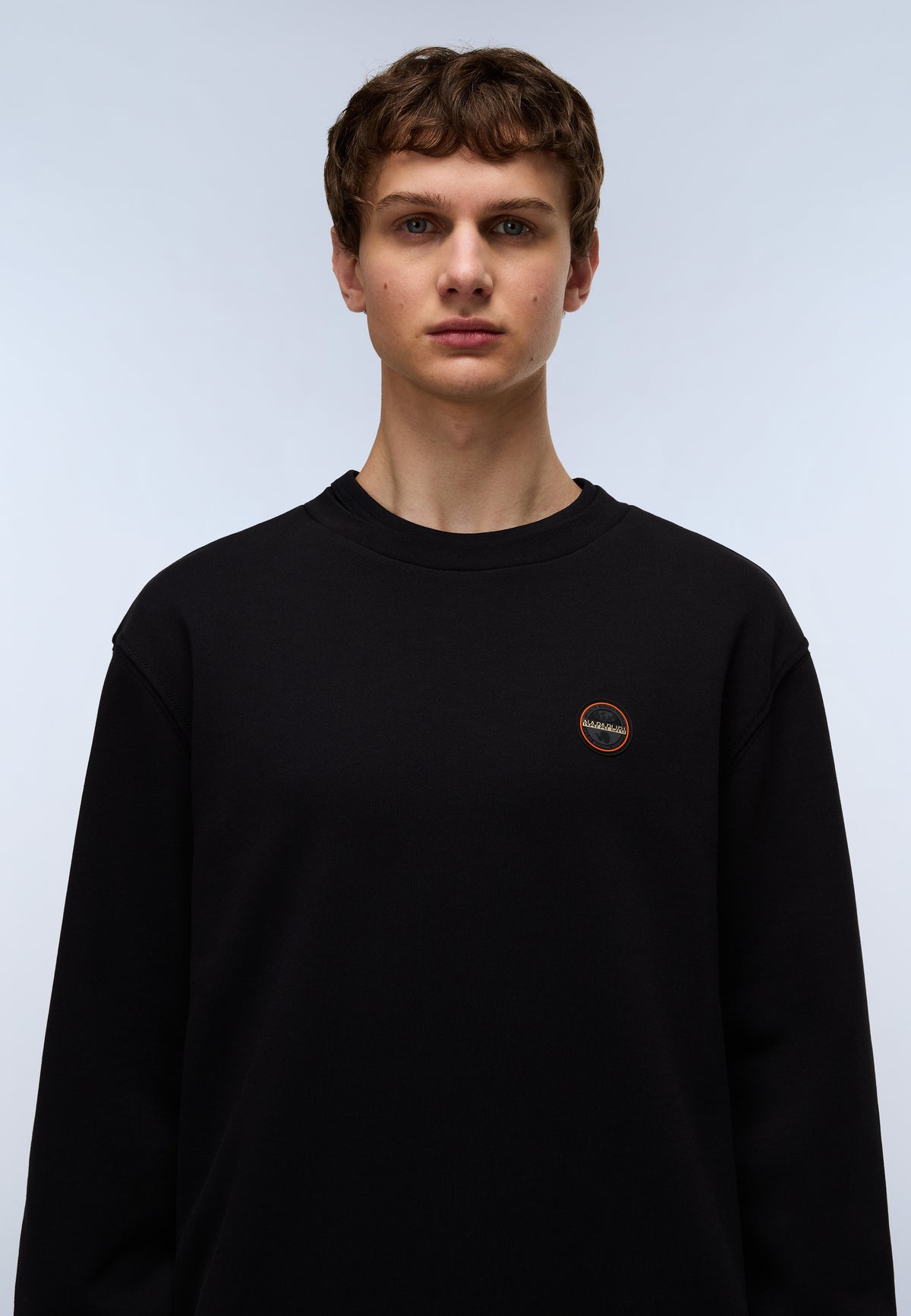 Badge French Terry Sweatshirt Black - 2